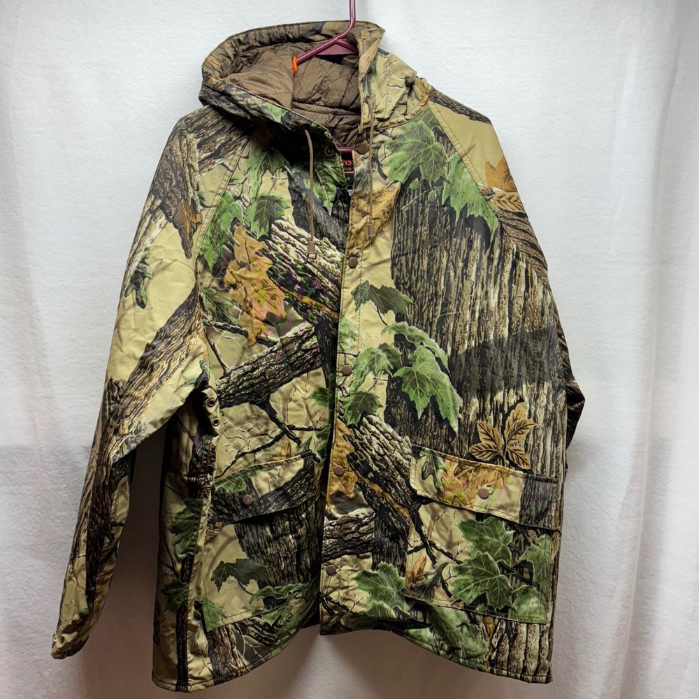 Stearns‎ XL Mens Camo Hunting Jacket Hooded Dry Wear Outdoors Work Coat